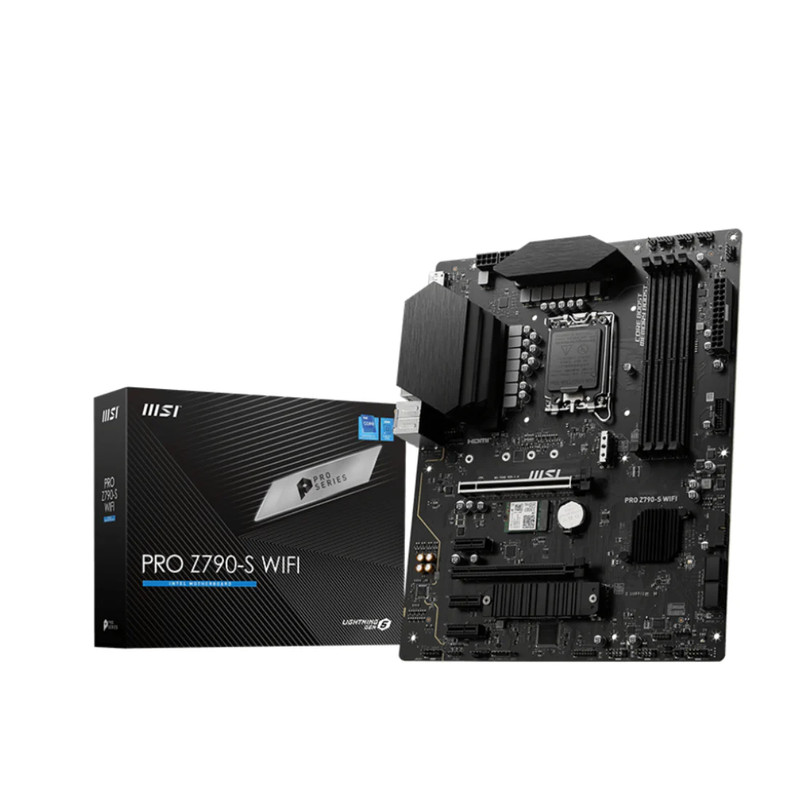 MSI Pro Z790-S WIFI DDR5 LGA 1700 Intel ATX 14th Gen Gaming Motherboard - اللوحة الأم